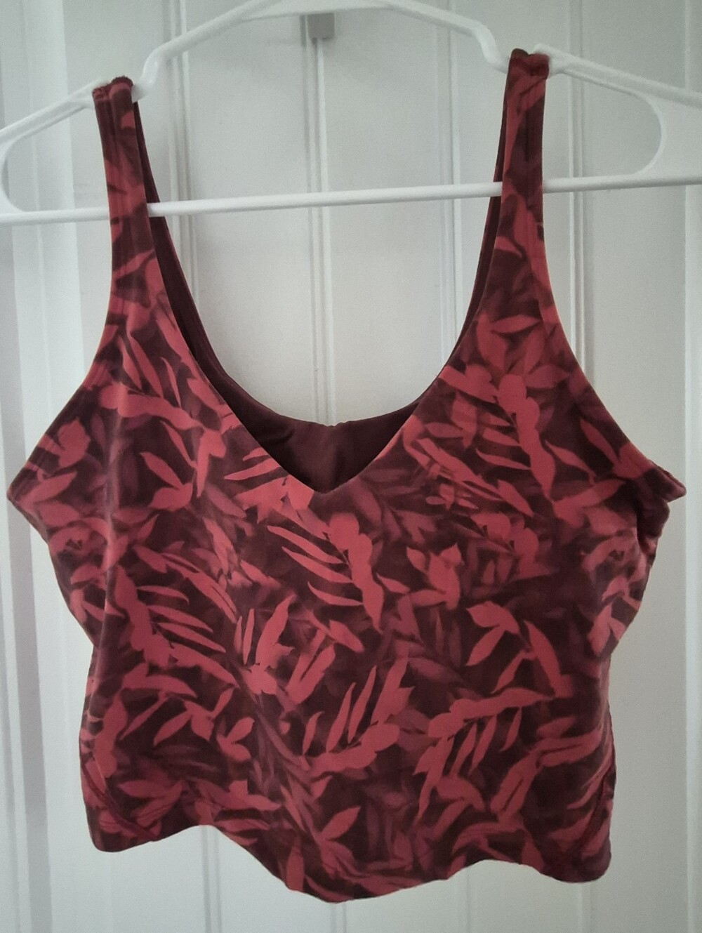 Lululemon Red Leaf Align Tank Sz 10